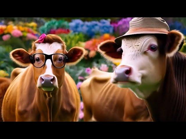 FUNNY COW DANCE 4 │ Cow Song & Cow Videos 2024 │Official Music Video