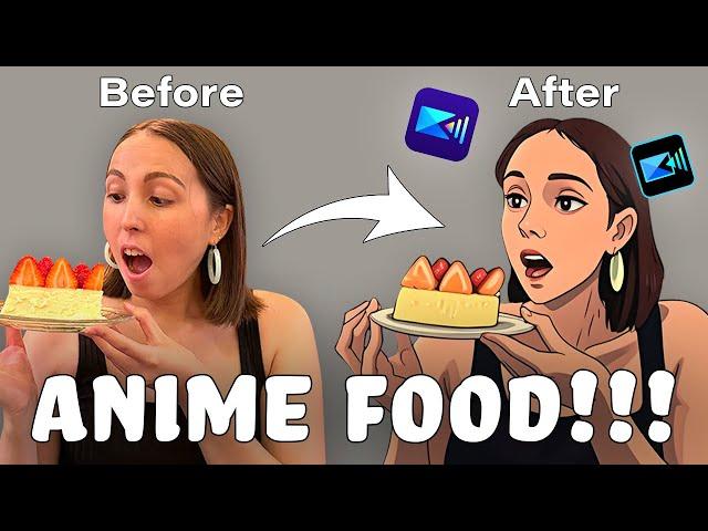 Making Your Own Anime Food Video with AI Animation | PowerDirector