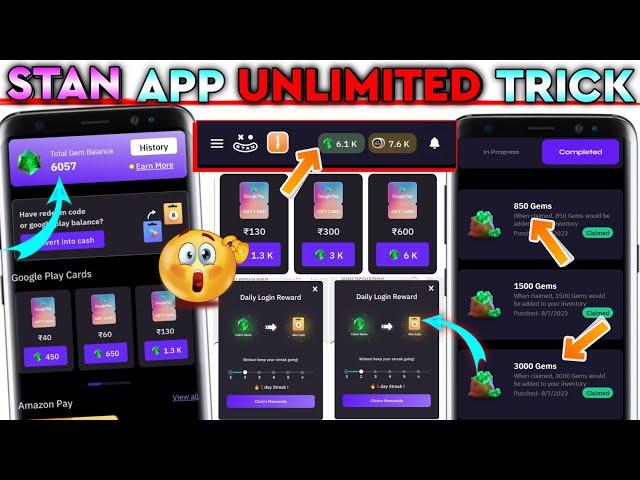 Stan App Unlimited Trick | Google Play Redeem Code Earning App | Free Redeem Code | Redeem Code App