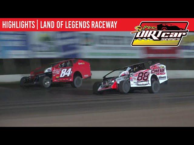 Super DIRTcar Series Big Block Modifieds | Land of Legends Raceway | August 13, 2024 | HIGHLIGHTS