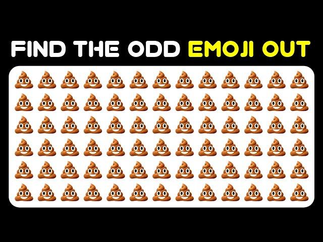 Find The Odd Emoji Out | Easy, Medium & Hard Level Edition