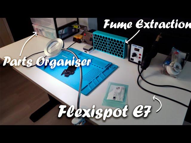 Electronics Work Bench Upgrade - Flexispot E7 #australia #flexispotau