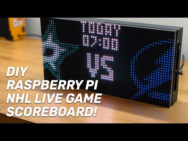 Build Your Own Live NHL Scoreboard with Raspberry Pi!