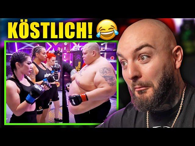 FREAKSHOW! 3 FRAUEN gegen 200KG FETTSACK! Der LUSTIGSTE Kampf aller Zeiten..  RINGLIFE