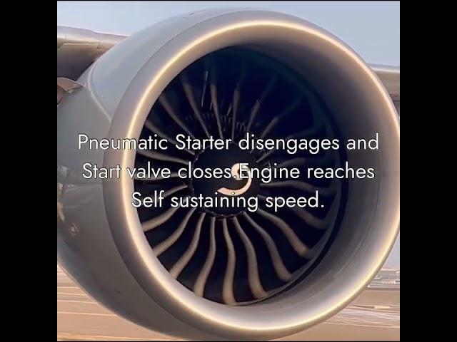 GE90 /Boeing 777 engine startup(listen to the sounds,)