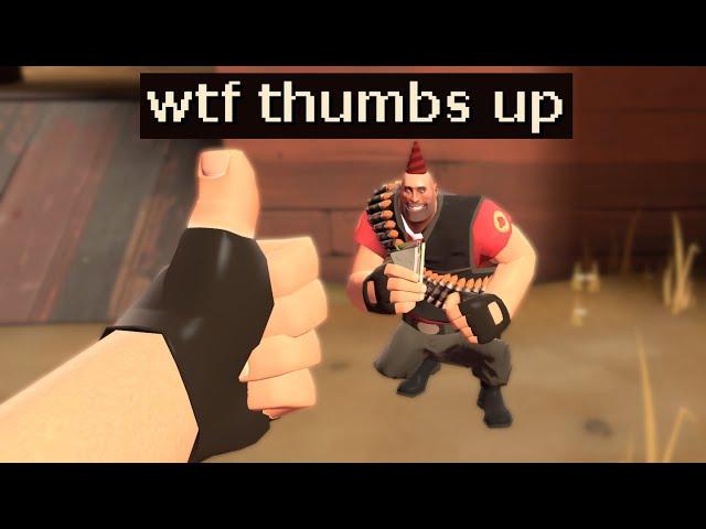 you can thumbs up in tf2 (tf2 casual)