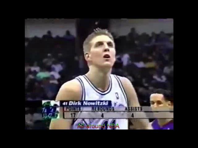 Dirk Nowitzki 32 Points 6 Ast Vs. Toronto Raptors, 1999-2000.