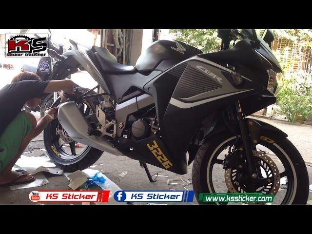 Honda CBR150R New black And Rim Style - CBR Full wrap sticker