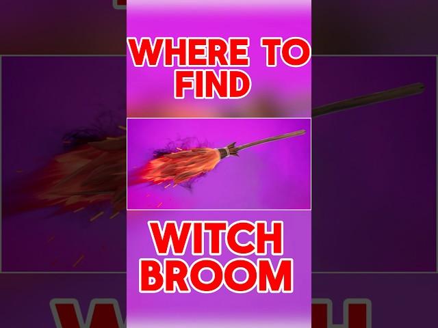 How to find the WITCH BROOM in FORTNITE #fortnite #fortnitemares #fortnitetips