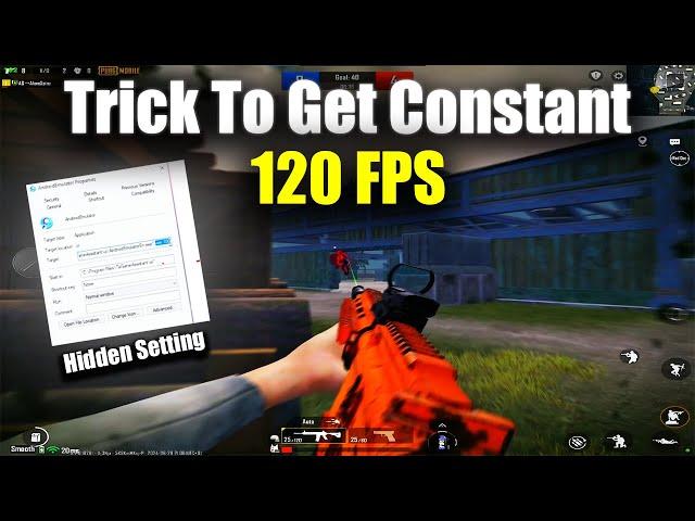 HOW TO GET 120 CONSTANT FPS PUBG MOBILE 3.2 EMULATOR PC GAMELOOP 2024 |