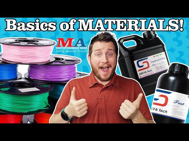 Is RAW Better?!?! 3D Printing Material Basics - Making Awesome 197