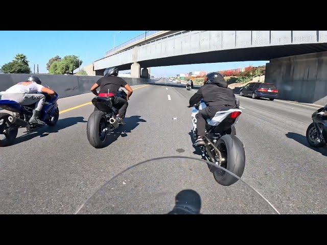 FULL THROTTLE ROLL RACING ! GSXR 1000R (POV)