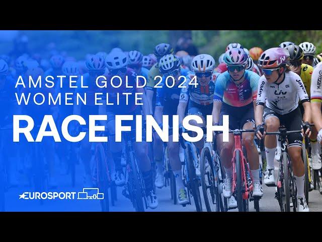 WHAT A STEAL!  | Amstel Gold 2024 Women's Race Finish | Eurosport Cycling