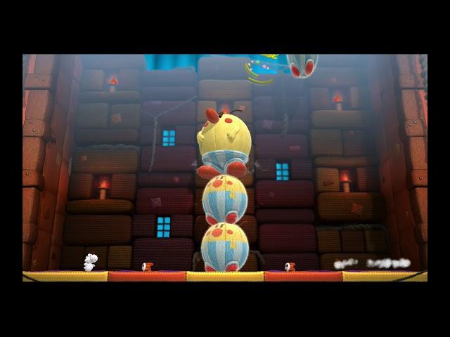 Yoshi's Woolly World Vs Burt the Bashful in the Boss Tent