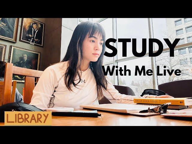 90-Hour Study With Me at UBC Library | Focus & Motivation | Background noise