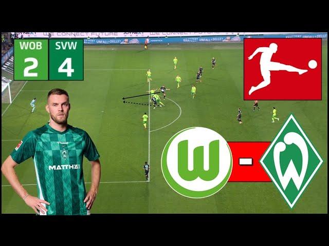 Nächster Auswärtssieg: VfL Wolfsburg - Werder Bremen (2:4) | Taktik-Analyse