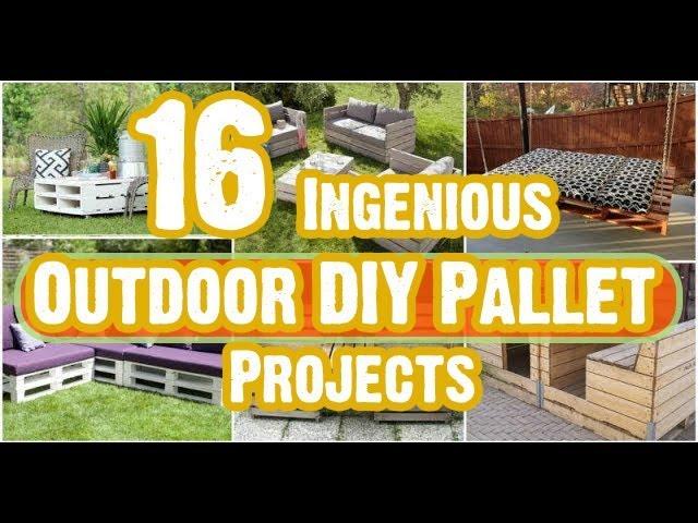 16  Ingenious Outdoor DIY Pallet Projects