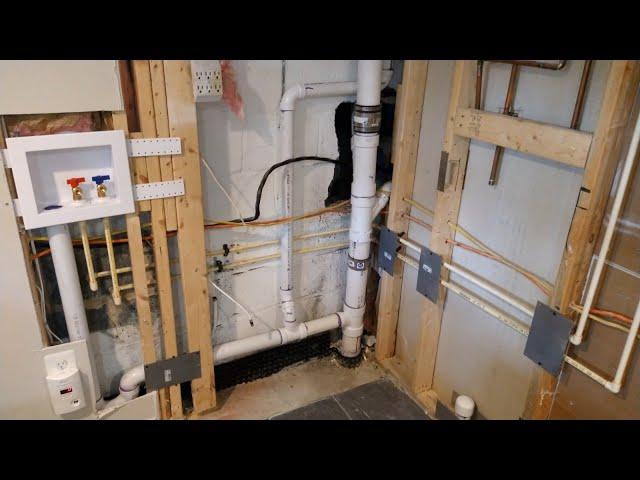 Plumbing Laundry Rough - in (move to different place)