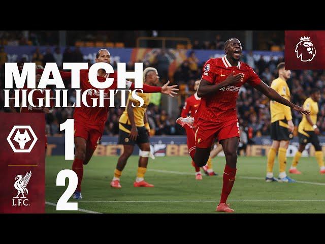 Konate & Salah Goals In Premier League Win | Wolves 1-2 Liverpool | Highlights