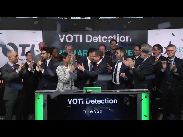 VOTI Detection Inc. Opens Toronto Stock Exchange, December 13, 2018