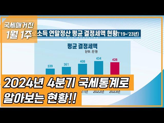 (국세매거진) 2024년 4분기 국세통계로 알아보는 현황!!