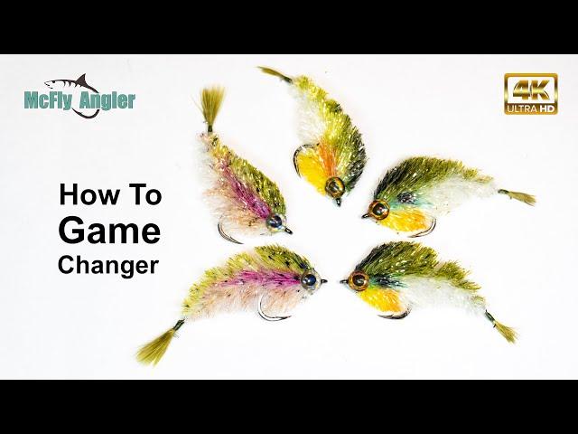 Micro Gamechanger Fly - most realistic baitfish pattern - McFly Angler streamer Fly Tying Tutorial