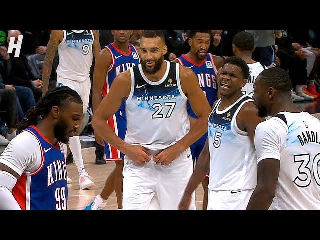 Anthony Edwards & Julius Randle GO AT IT with Jae Crowder 