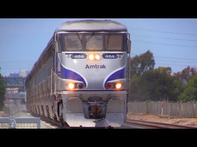 Amtrak Trains - 9 to 10 CAR LONG SURFLINERS