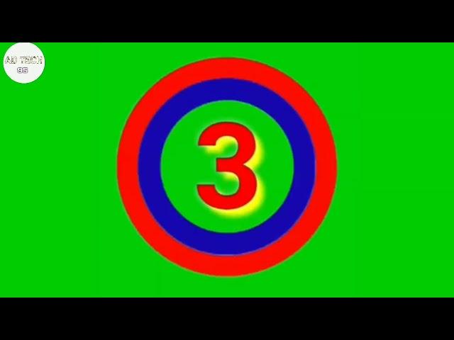 One to timer ⏲ five seconds green screen timer on gk question mid timer second 1 to 5 countdown