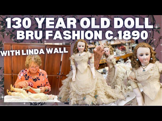 ANTIQUE BRU FASHION DOLL REPAIR AND RESTORATION | CLEAN AND REFRESH ANTIQUE DOLLS | RARE FRENCH DOLL