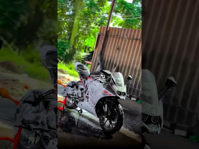 Ktm Rc 390 Foam Wash  #viral #shortsvideo #reaction #shortsfeed #ktm  #dukeboy #rider #duke #390