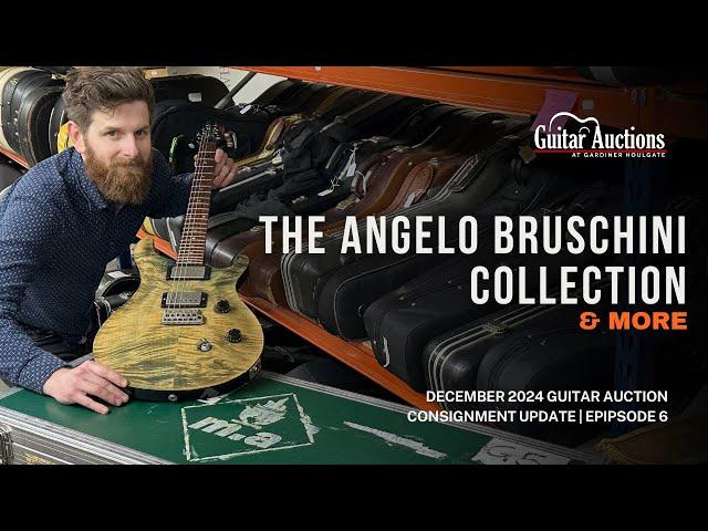 Angelo Bruschini (Massive Attack) & More | December 2024 Guitar Auction Gear Update | Episode 6