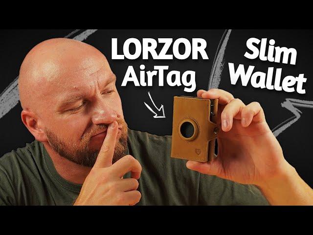 LORZOR AirTag Slim Wallet im Test ► Was taugt das Card Case Wallet mit Platz für ein Apple AirTag?