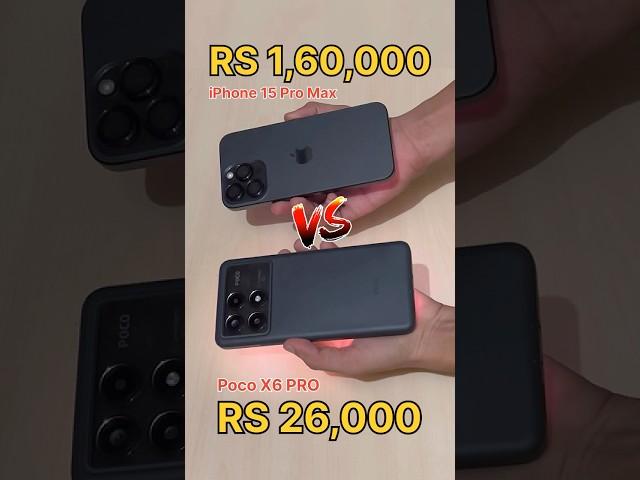 RS 1,60,000 Mobile vs 26,000 Mobile vs POCO X6 PRO vs iPhone 15 - FREEFIRE TEST #freefire #shorts