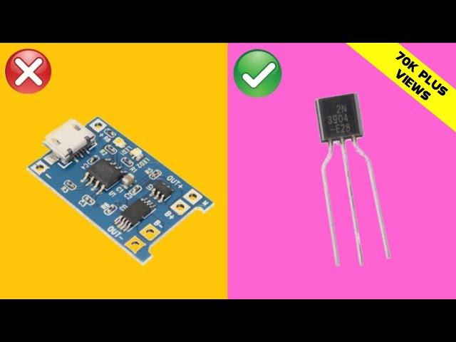 How To Make 3.7 Volt Battery Charger Using BC547 (LCSC Electronics) | Episode 4