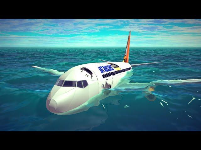 Realistic Fictional Airplane Crashes and Emergency Landings #19 | Besiege