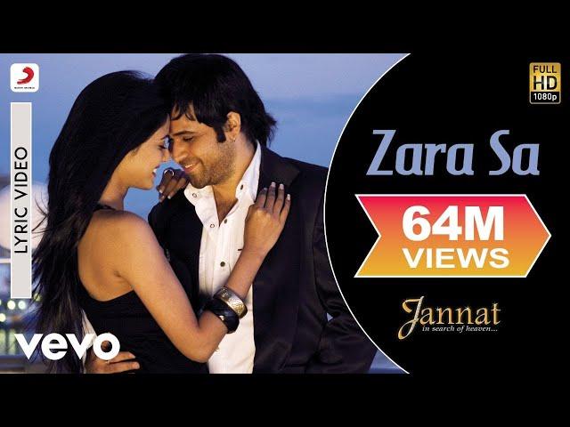 Zara Sa Lyric Video - Jannat|Emraan Hashmi, Sonal Chauhan|KK|Pritam|Sayeed Quadri