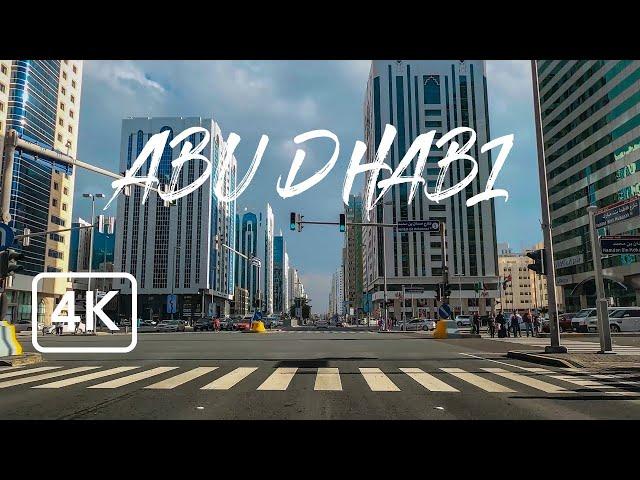 Driving in Abu Dhabi City || 4K