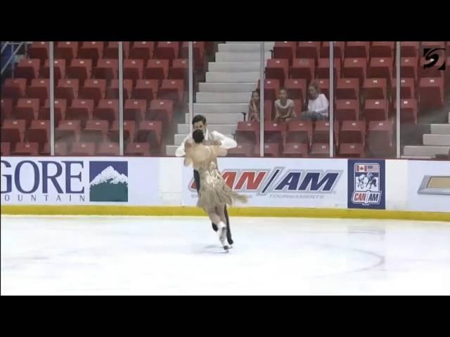 Elizabeth Addas & Michael Valdez FD 2016 Lake Placid International Jr