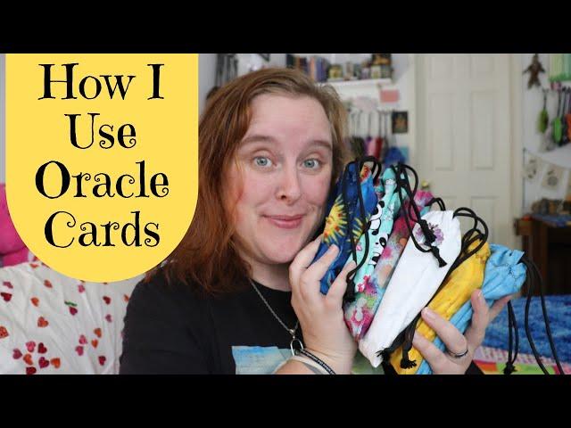 How I use Oracle Cards and my other non-tarot decks