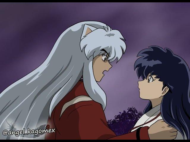 inuyasha worried husband and a kiss