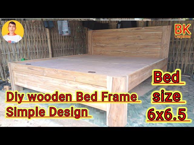 How to make a simple bed // DIY Queen Size Bed Frame // Great working Bk Carpenter // part  03