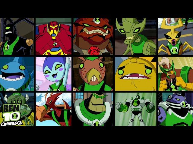 EVERY NEW ALIEN TRANSFORMATIONS IN OMNIVERSE | BEN 10