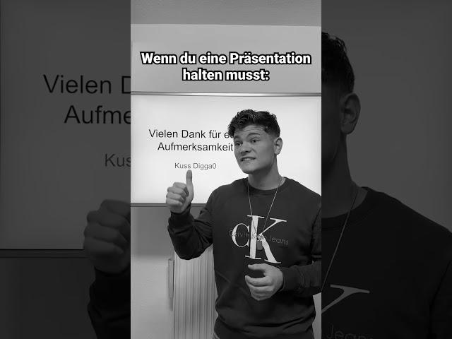 Wenn du eine Präsentation halten musst: