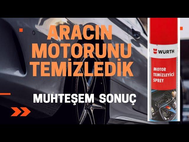 Würth Motor Temizleme Spreyi Nasıl Kullanılır ve Sonuç - How to Use Würth Engine Cleaner Spray