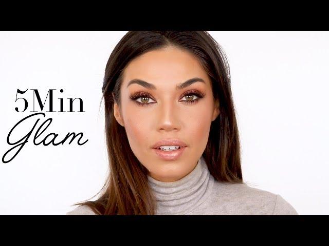 The Easiest Glam Makeup Look Ever! | 5 Min Smokey Eye | Eman