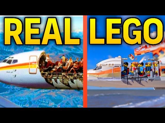 Plane Crash Animation VS Lego Recreation FULL MOVIE 2