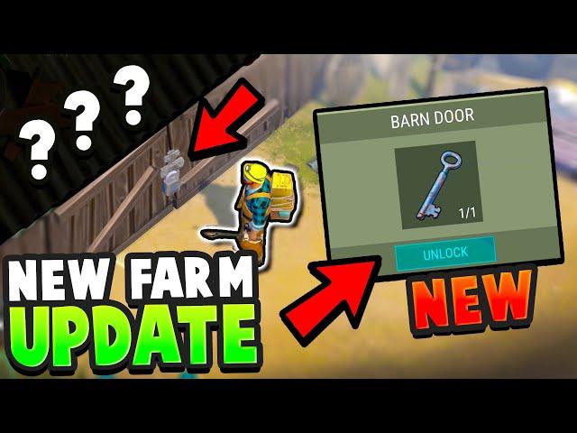 NEW FARM UPDATE - Using the *NEW* Barn Key to Unlock the Farm Secrets in Last Day on Earth Survival