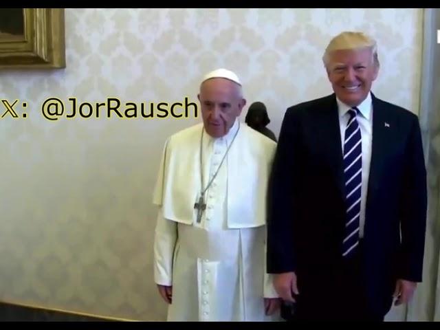 #viral: #trump y #papa #francisco 