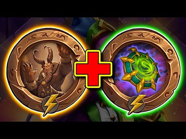 Super lucky with both Trinkets! | Hearthstone Battlegrounds